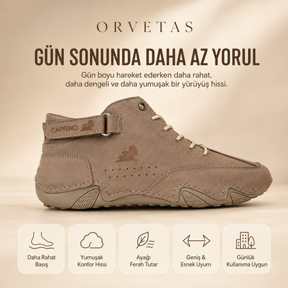 Deri nefes alabilen ortopedik ayakkabı