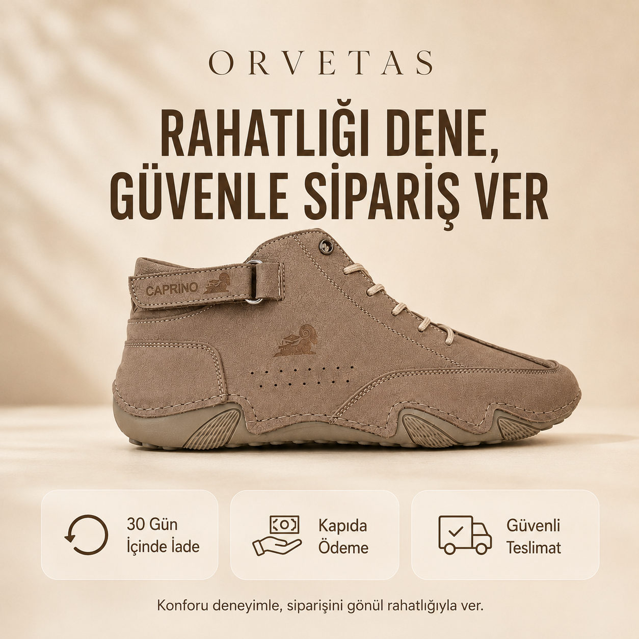 Deri nefes alabilen ortopedik ayakkabı