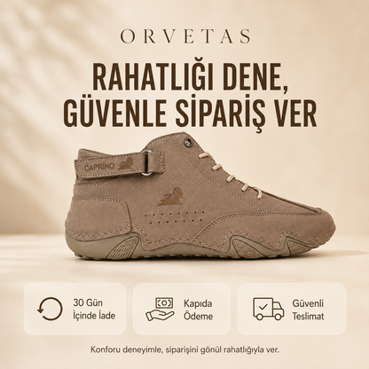 Deri nefes alabilen ortopedik ayakkabı