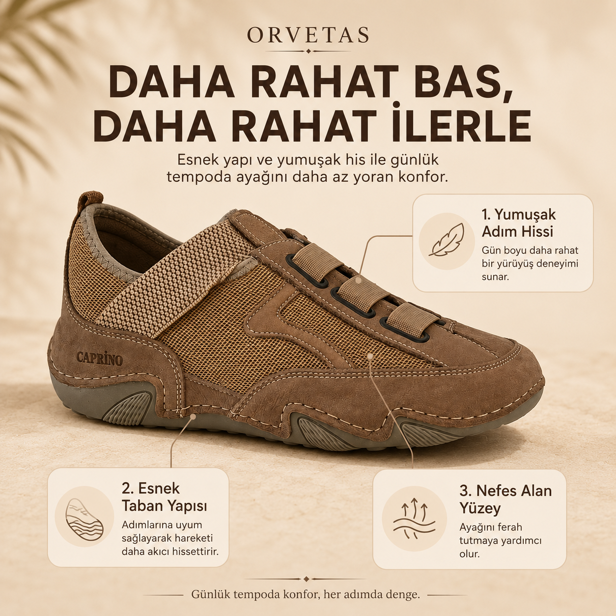 Relaxify ortopedik deri ayakkabı