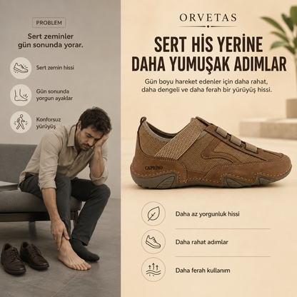 Relaxify ortopedik deri ayakkabı